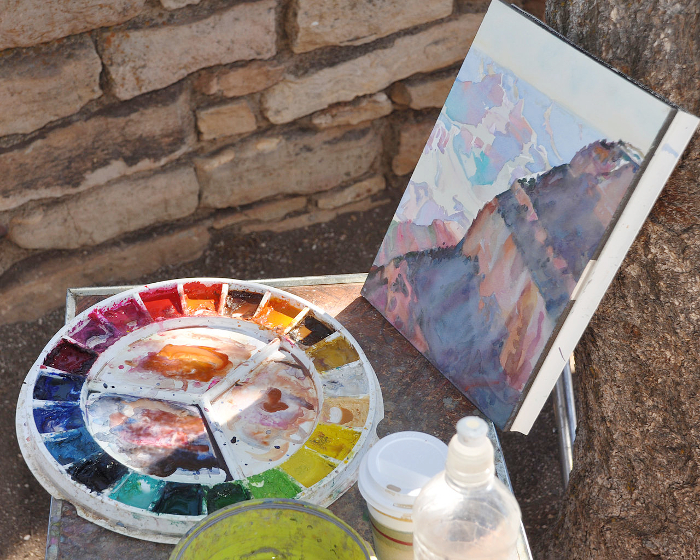 Painting the Grand canyon